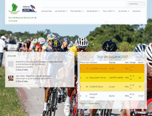 Tablet Screenshot of guyane-cyclisme.com